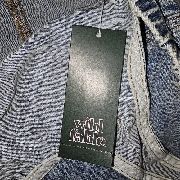 Wild Fable Denim dress Size L sleevless NWT - Picture 5 of 9